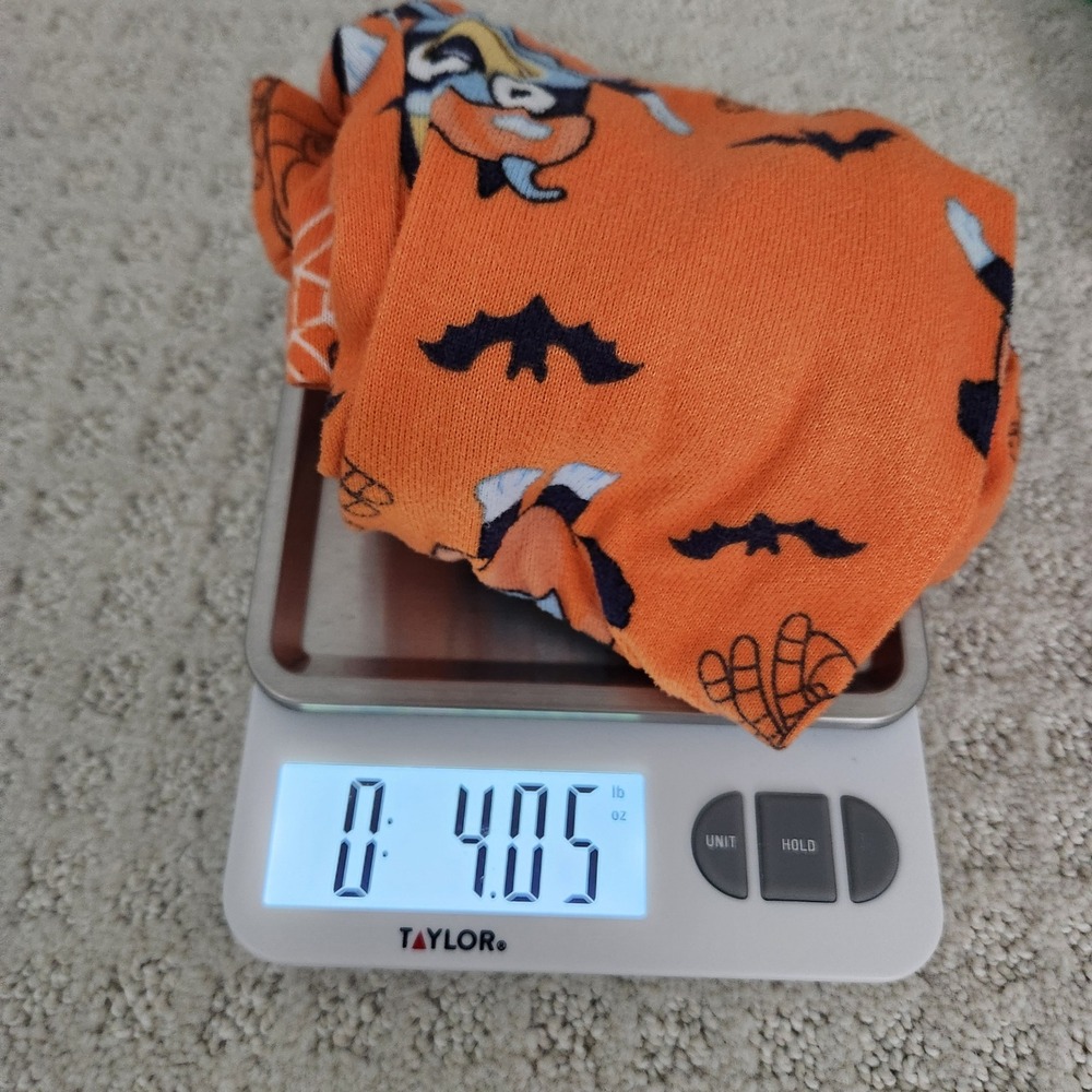 Bluey Halloween Pajamas 2T Orange Spider Bingo Long Sleeve Set - Picture 7 of 7